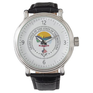 Reloj De Pulsera Casa de masonería del estado de Montana