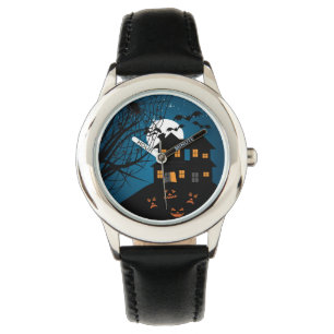 Reloj De Pulsera Casa encantada de Halloween