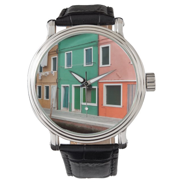 Reloj De Pulsera Casas en el frente del mar (Anverso)