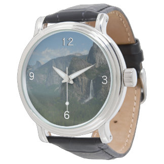 Reloj De Pulsera Cascada Bridalveil y Half Dome en Yosemite