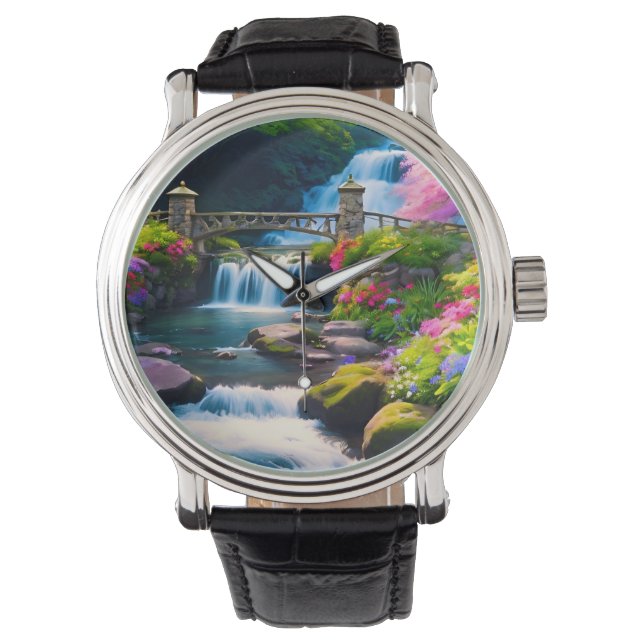 Reloj De Pulsera Cascada de primavera 1 (Anverso)