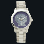 Reloj De Pulsera Cáscaras de índigo VIII<br><div class="desc">Vida marina</div>