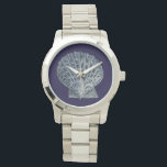 Reloj De Pulsera Cáscaras de índigo VIII<br><div class="desc">Vida marina</div>