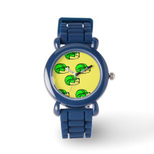 Reloj De Pulsera Casco de fútbol verde