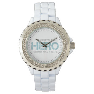 Reloj De Pulsera Casé a mi héroe - la esposa del marinero