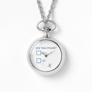 Reloj De Pulsera Casillas de verificación SlipperyJoe's Are You Dru