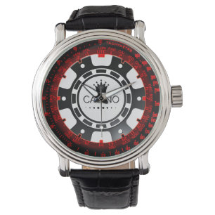 Reloj De Pulsera Casino Chip Watch
