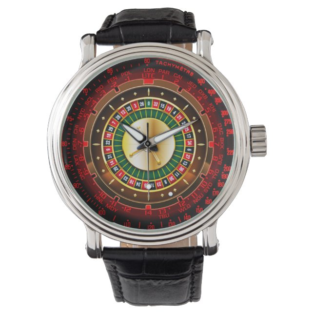 Reloj De Pulsera Casino Roulette Watch (Anverso)