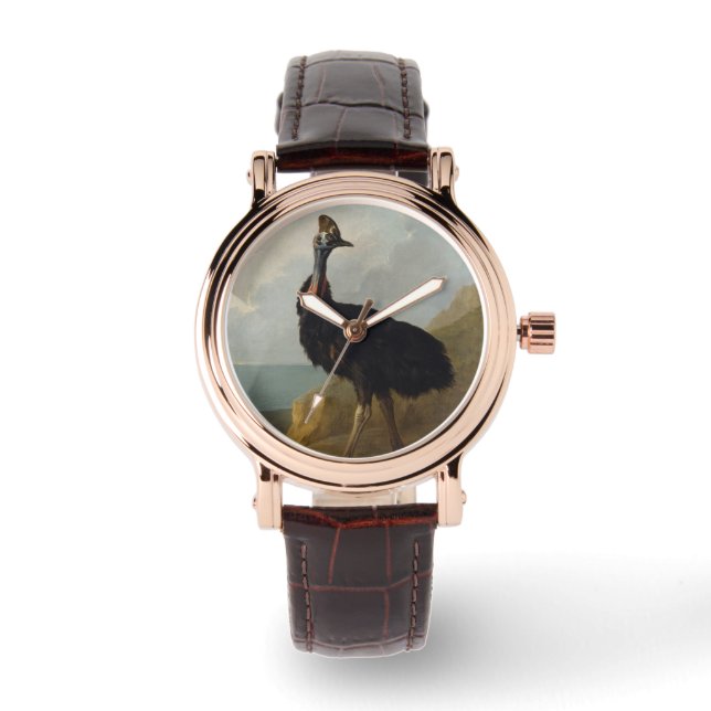 Reloj De Pulsera Cassowary (pájaro australiano) (Arte de animales s (Anverso)