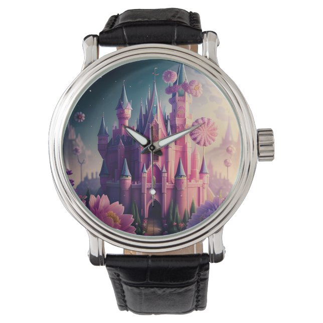 Reloj De Pulsera Castillo de Caramelo Uno (Anverso)