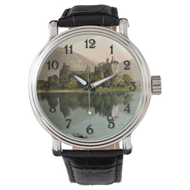Reloj De Pulsera Castillo de Kilchurn, Argyll y Bute, Escocia (Anverso)