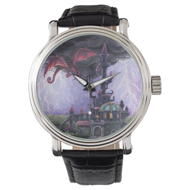 Reloj De Pulsera Castillo del dragón (Anverso)