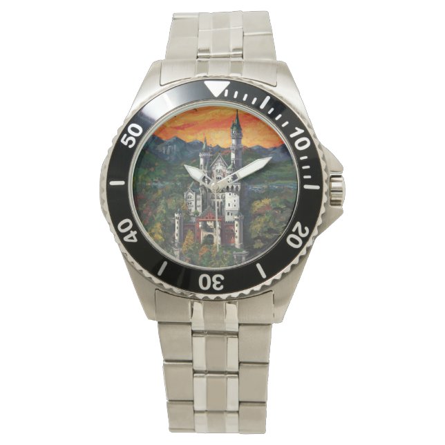 Reloj De Pulsera Castillo Schloss Neuschwanstein (Anverso)