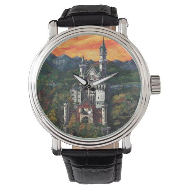 Reloj De Pulsera Castle Schloss Neuschwanstein (Anverso)