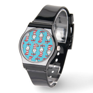 Reloj De Pulsera Cat En El Patrón Gorra