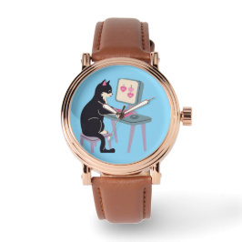 Reloj De Pulsera Cat lovers Tuxedo cat 