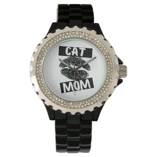Reloj De Pulsera Cat mom (Anverso)