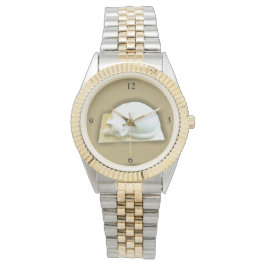 Reloj De Pulsera Cat on Gold Box II