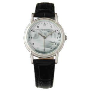 Reloj De Pulsera Catarata Godafoss, invierno, Islandia