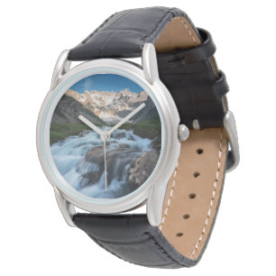 Reloj De Pulsera Cataratas Lago Aviolo, Italia