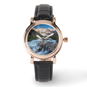 Reloj De Pulsera Cataratas Lago Aviolo, Italia