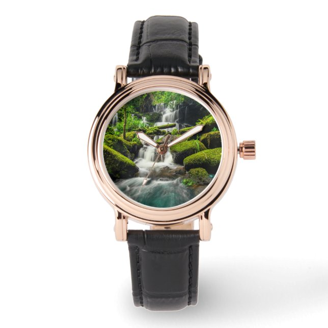 Reloj De Pulsera Cataratas | Montaña Phu Tub Berk, Tailandia (Anverso)