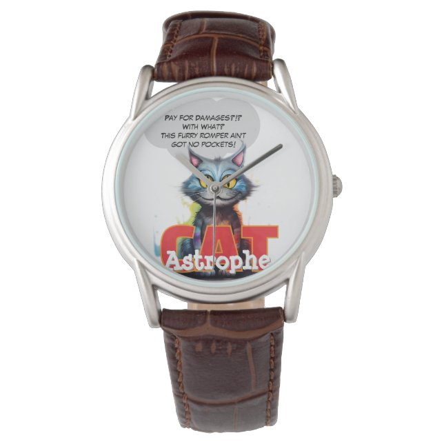 Reloj De Pulsera CatAstrophe | “No Pockets” Chaos Posse eWatch  (Anverso)