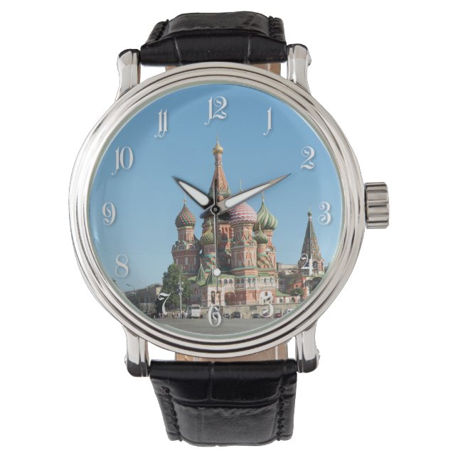 Reloj De Pulsera Catedral de San Basil en Moscú (Anverso)