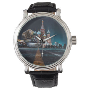 Reloj De Pulsera Catedral de San Basilio y Iglesia