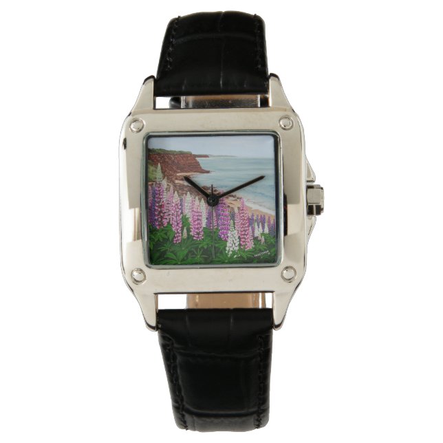 Reloj De Pulsera Cavendish Cliffs and Lupins Watch (Anverso)