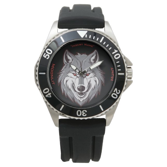 Reloj De Pulsera Caza a la luz de la luna (Anverso)