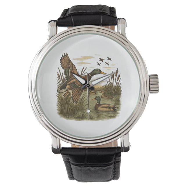 Reloj De Pulsera Caza-de-pato-joyo-retro (Anverso)