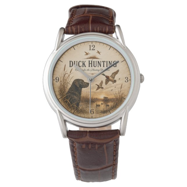 Reloj De Pulsera Caza de patos  (Anverso)