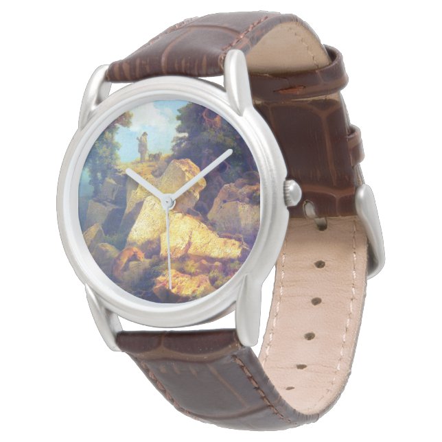Reloj De Pulsera Caza de zorros Josef Navrátil  Después de 1850 (Angular)