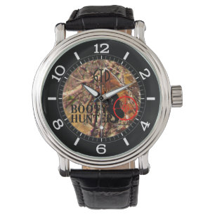 Reloj De Pulsera Cazador del botín en el dial del camuflaje de la