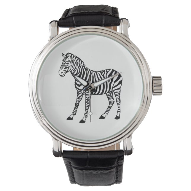 Reloj De Pulsera cebra (Anverso)