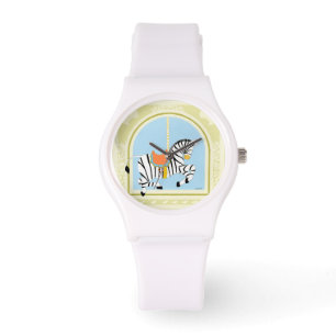 Reloj De Pulsera Cebra de carrusel de junio Erica Vess