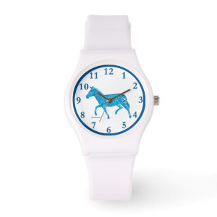 Reloj De Pulsera Cebra de punto de polka