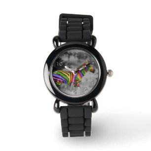 Reloj De Pulsera Cebra del arco iris