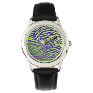 Reloj De Pulsera Cebra verde