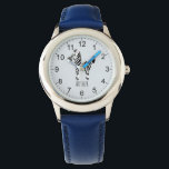 Reloj De Pulsera Cebra y nombre de los niños con Safari moderno y l<br><div class="desc">Este lindo y moderno reloj de niños cuenta con un personalizado de cebra, y puede ser personalizado con el nombre de sus hijos. Con números claros y fácilmente legibles, este 'primer' reloj es genial para niños o niños recién empezando a aprender el tiempo. ¡El diseño de temática de safari de...</div>