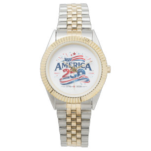Reloj De Pulsera Celebración América 250 1776–2026 Aniversario
