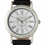 Reloj De Pulsera Celebración conmemorativa de cumpleaños personaliz<br><div class="desc">Reloj conmemorativo de cumpleaños con nombre,  fecha de cumpleaños y una figura que muestra el número de años. Un reloj especial que será valorado por el receptor.</div>