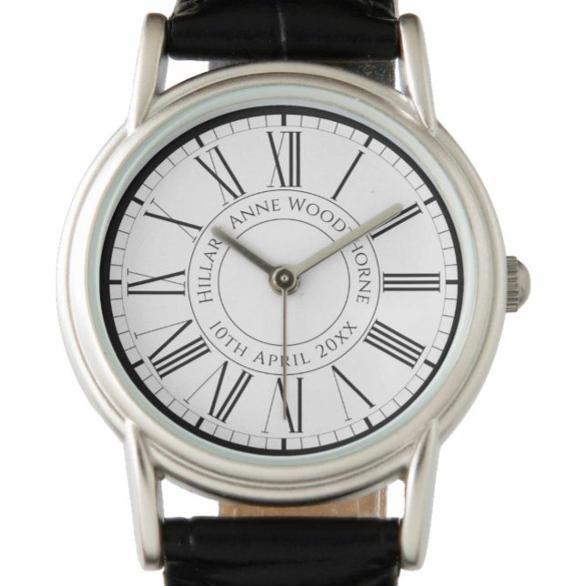 Reloj De Pulsera Celebración conmemorativa de cumpleaños personaliz (Subido por el creador)
