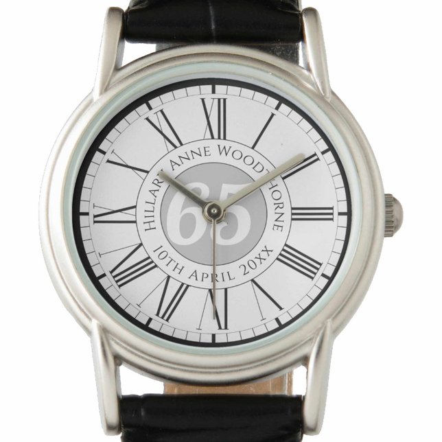 Reloj De Pulsera Celebración conmemorativa de cumpleaños personaliz (Subido por el creador)