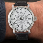 Reloj De Pulsera Celebración conmemorativa de cumpleaños personaliz<br><div class="desc">Reloj especial de regalo de cumpleaños. Reloj conmemorativo de cumpleaños con nombre,  fecha de cumpleaños y una figura que muestra el número de años. Un reloj especial que será valorado por el receptor. Reloj de regalo de cumpleaños.</div>