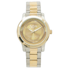Reloj De Pulsera Celebrando el 50 aniversario. ¡Personalizable.