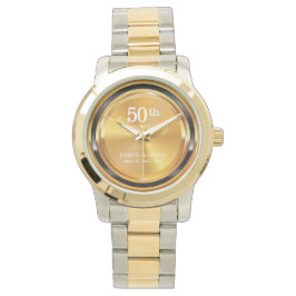 Reloj De Pulsera Celebrando el 50 aniversario. ¡Personalizable.