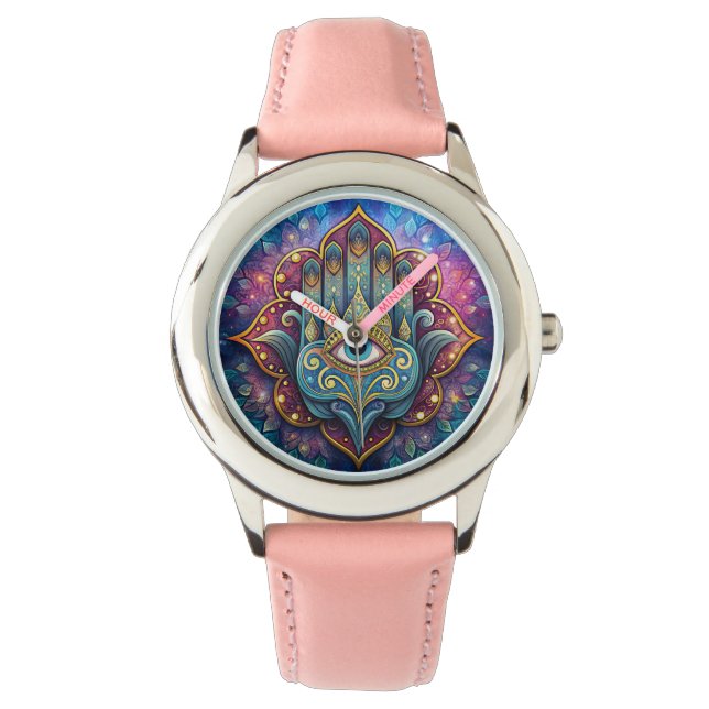 Reloj De Pulsera Celestial Hamsa  (Anverso)