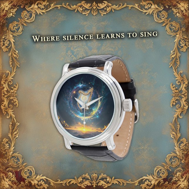 Reloj De Pulsera Celestial Harp of the Moonbound Skies.  (Subido por el creador)